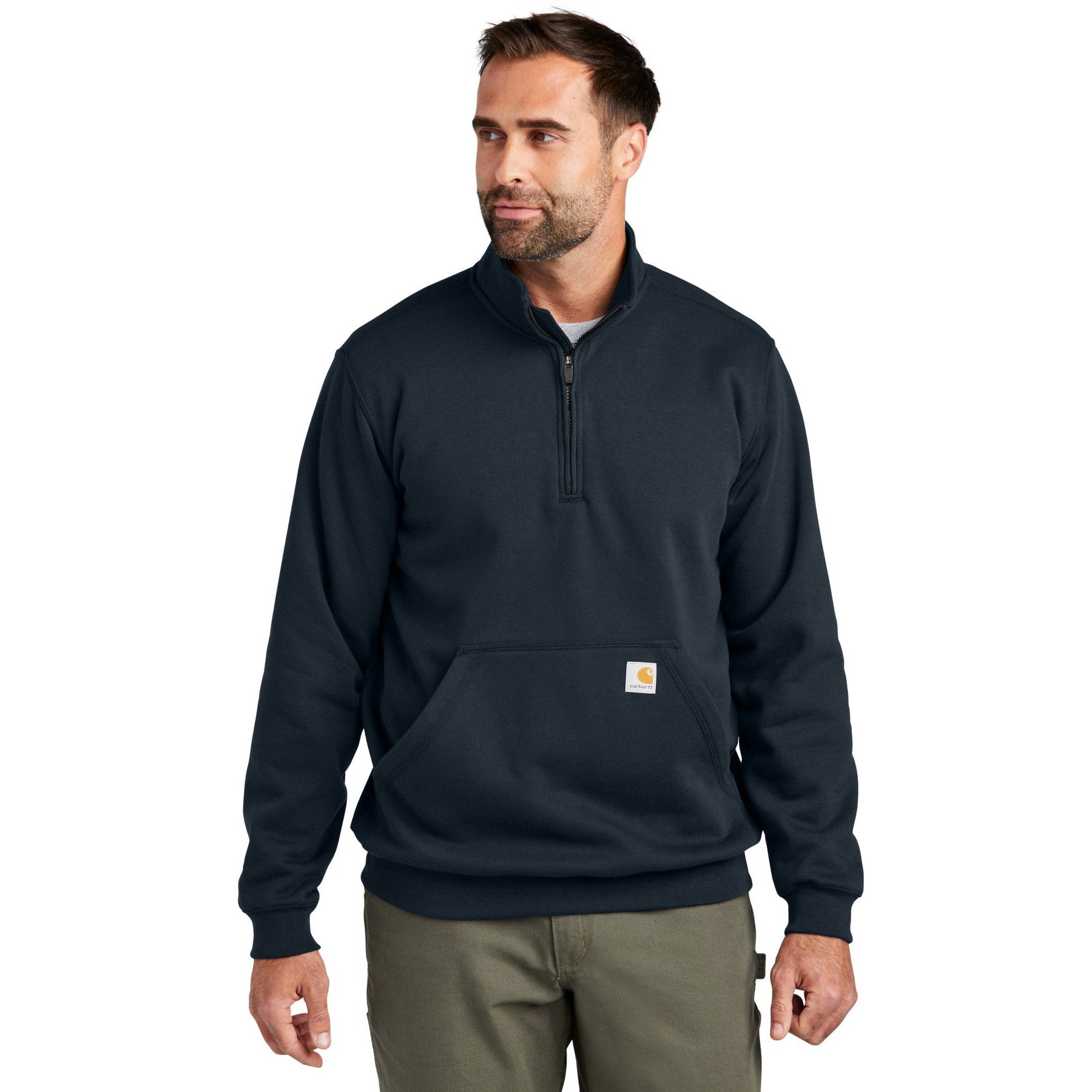 Carhartt-Carhartt® Midweight 1/4-Zip Mock Neck Sweatshirt CT105294-MedTech-4